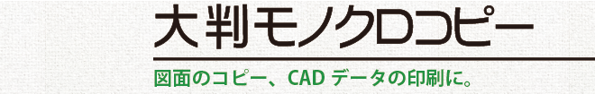 大判モノクロコピー